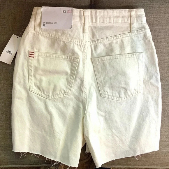 NWT BDG Urban Outfitters White Denim Shorts Womens Sz 26 - Picture 5 of 5